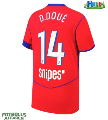 Paris Saint-Germain Desire Doue #14 Tredje Tröja 2025-26 Kortärmad
